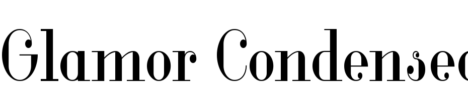 Glamor Condensed cкачати шрифт безкоштовно